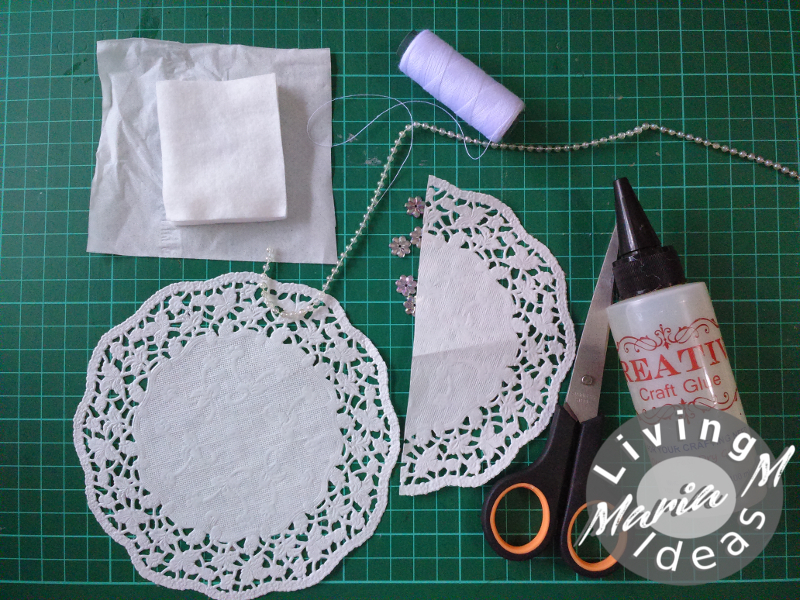 diy tutorial doilies angel 1