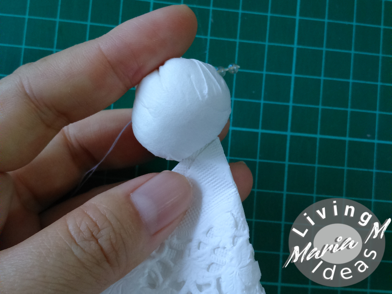 diy tutorial doilies angel 12