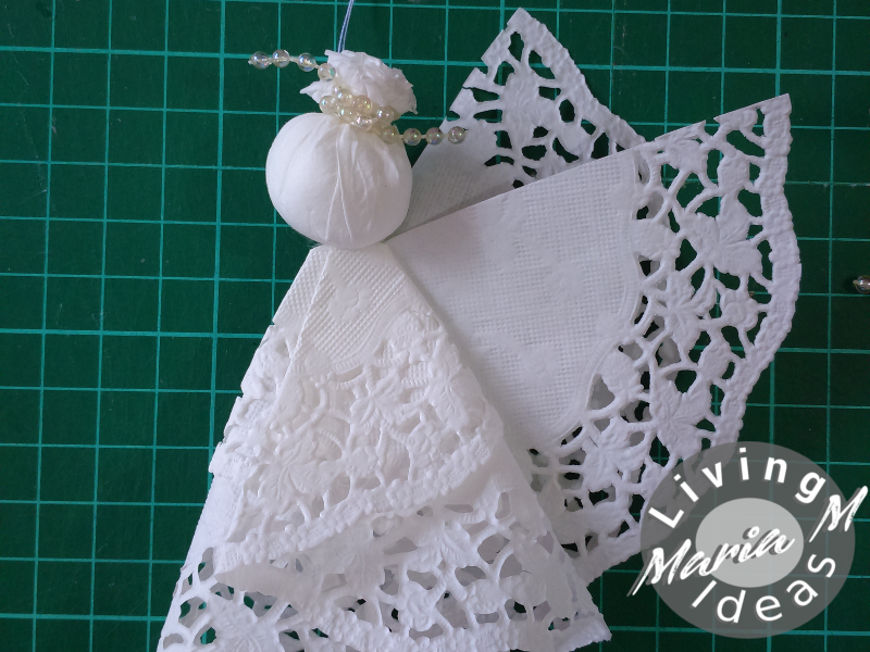 diy tutorial doilies angel 16
