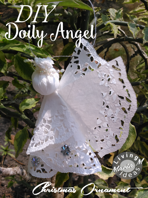 diy tutorial doilies angel 18