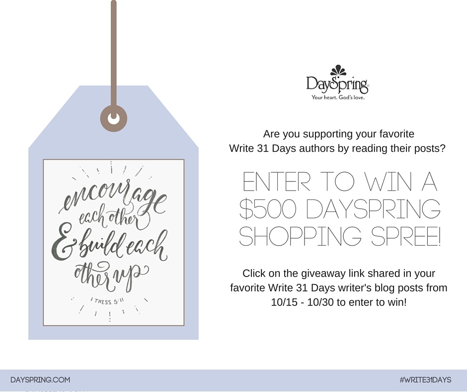 giveaway dayspring