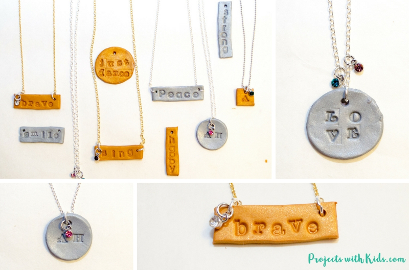handmade gift ideas for teenager: engraved necklace