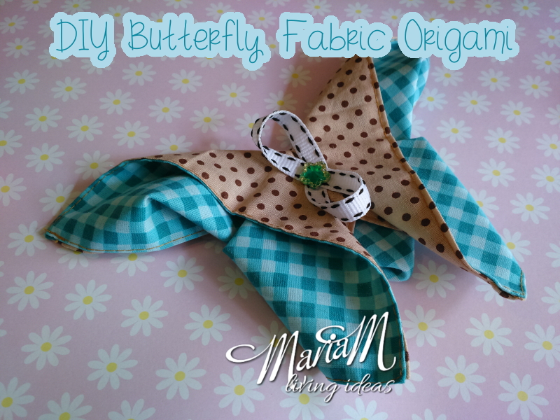 handmade gift ideas for teenager: applique origami butterfly