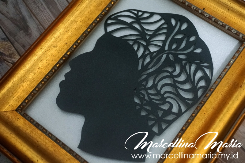 handmade gift ideas for teenager, silhouette paper cutting