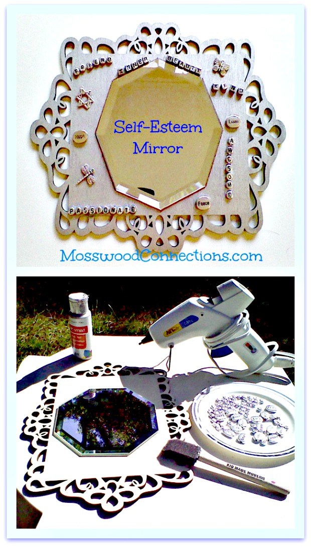 handmade gift ideas for teenager: self esteem mirror