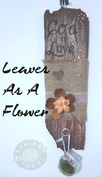 leaves as a flower
